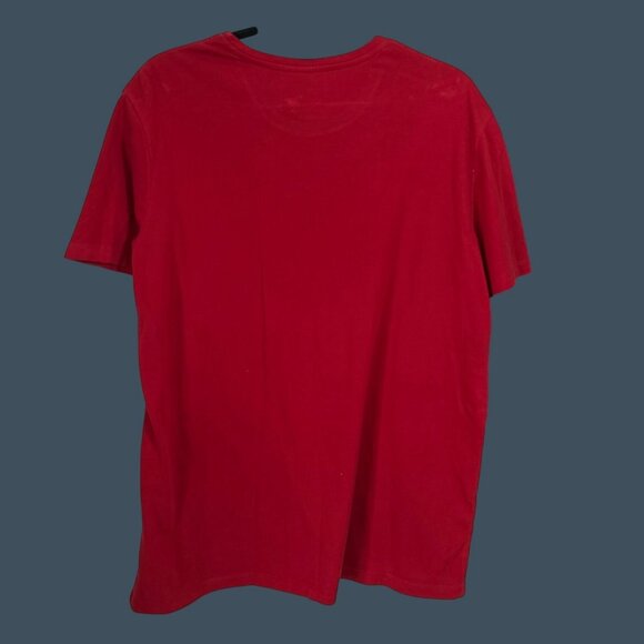 Goodfellow & Co Mens Red Lyndale Tee Shirt Size L Cotton - Picture 2 of 7